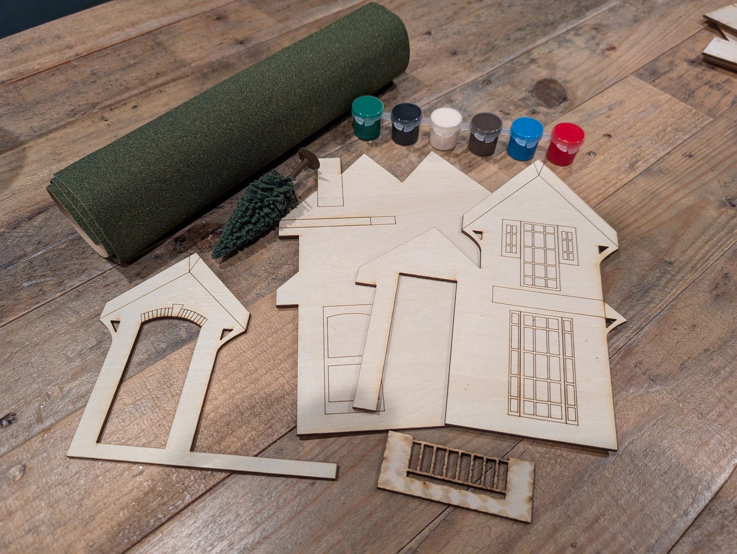 A custom Fairy Door inspired by your home